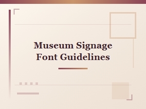 Typography Essentials for Museum Signage and Exhibits